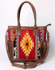 American Darling Tote Saddle Blanket Genuine Leather women bag western handbag purse