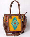 American Darling Tote Saddle Blanket Genuine Leather women bag western handbag purse