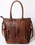 American Darling Tote Saddle Blanket Genuine Leather women bag western handbag purse