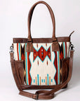 American Darling Tote Saddle Blanket Genuine Leather women bag western handbag purse