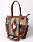 American Darling Tote Saddle Blanket Genuine Leather women bag western handbag purse