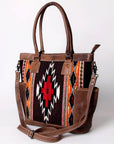 American Darling Tote Saddle Blanket Genuine Leather women bag western handbag purse