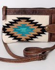American Darling Cross Body Saddle Blanket Genuine Leather women bag western handbag purse