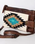 American Darling Cross Body Saddle Blanket Genuine Leather women bag western handbag purse