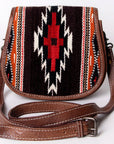 American Darling Cross Body Saddle Blanket Genuine Leather women bag western handbag purse