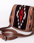 American Darling Cross Body Saddle Blanket Genuine Leather women bag western handbag purse