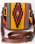 American Darling Cross Body Saddle Blanket Genuine Leather women bag western handbag purse