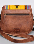 American Darling Cross Body Saddle Blanket Genuine Leather women bag western handbag purse