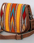American Darling Cross Body Saddle Blanket Genuine Leather women bag western handbag purse
