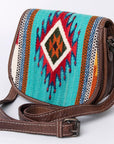 American Darling Cross Body Saddle Blanket Genuine Leather women bag western handbag purse