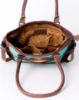 American Darling Tote Saddle Blanket Genuine Leather women bag western handbag purse