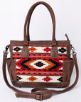 American Darling Tote Saddle Blanket Genuine Leather women bag western handbag purse