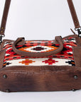 American Darling Tote Saddle Blanket Genuine Leather women bag western handbag purse