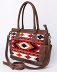 American Darling Tote Saddle Blanket Genuine Leather women bag western handbag purse