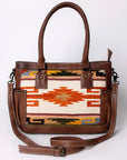 American Darling Tote Saddle Blanket Genuine Leather women bag western handbag purse