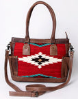 American Darling Tote Saddle Blanket Genuine Leather women bag western handbag purse