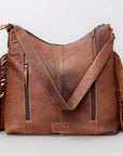 American Darling ADBG1020A Hobo Hair-On Genuine Leather women bag western handbag purse