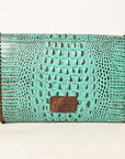 ADBG1023A American Darling Coin Purse Crocodile embossed Genuine Leather women bag western handbag purse