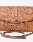 ADBG1023A American Darling Coin Purse Crocodile embossed Genuine Leather women bag western handbag purse