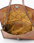 ADBG1023A American Darling Coin Purse Crocodile embossed Genuine Leather women bag western handbag purse