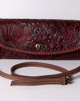 American Darling Wallet Hand Tooled Genuine Leather women bag western handbag purse