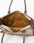 American Darling Briefcase Crocodile embossed Genuine Leather women bag western handbag purse