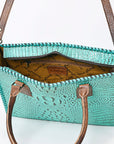 American Darling Briefcase Crocodile embossed Genuine Leather women bag western handbag purse