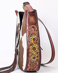 American Darling Hobo Hand Tooled Hair-On Genuine Leather Women Bag Western Handbag Purse
