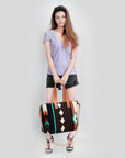 American Darling Tote Saddle Blanket Genuine Leather Women Bag Western Handbag Purse