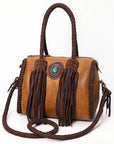 American Darling Duffel Genuine Leather Women Bag Western Handbag Purse