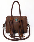American Darling Duffel Genuine Leather Women Bag Western Handbag Purse