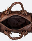 American Darling Duffel Genuine Leather Women Bag Western Handbag Purse