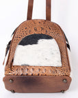 American Darling Hair On Genuine Leather Women Bag Western Handbag Purse