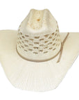 Lonestar The Ranch Vented Straw Bangora a Cattlemans Crease 4 1/4 Brim