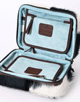 American Darling ADBGA316 Jewelry Case Hand Tooled Hair-On Genuine Leather Women Bag Western Handbag Purse