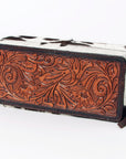 American Darling Jewelry Case Hair-On Genuine Leather Women Bag Western Handbag Purse