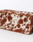 American Darling Jewelry Case Hair-On Genuine Leather Women Bag Western Handbag Purse