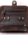 American Darling Jewelry Case Hand Tooled Saddle Blanket Genuine Leather Women Bag Western Handbag Purse
