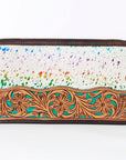 American Darling Hand Tooled Hair On Genuine Leather Women Bag Western Handbag Purse
