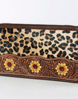 American Darling Hand Tooled Hair On Genuine Leather Women Bag Western Handbag Purse