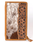American Darling Hand Tooled Hair On Genuine Leather Women Bag Western Handbag Purse