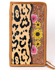 American Darling Hand Tooled Hair On Genuine Leather Women Bag Western Handbag Purse