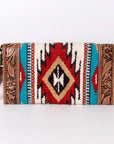 American Darling Hand Tooled Saddle Blanket Genuine Leather Women Bag Western Handbag Purse