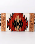 American Darling Hand Tooled Saddle Blanket Genuine Leather Women Bag Western Handbag Purse
