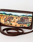 American Darling Wallet Genuine Leather Women Bag Western Handbag Purse