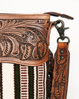 American Darling ADBGZ667 Signature Crossbody Hand Tooled Saddle Blanket Genuine Leather Women Bag Western Handbag Purse