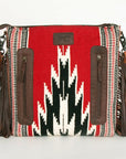 American Darling ADBGZ668 Signature Crossbody Hand Tooled Saddle Blanket Genuine Leather Women Bag Western Handbag Purse