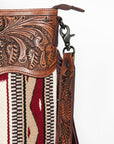 American Darling ADBGZ674 Signature Crossbody Hand Tooled Saddle