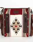 American Darling ADBGZ674 Signature Crossbody Hand Tooled Saddle