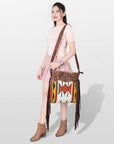 American Darling ADBGZ677 Signature Crossbody Hand Tooled Saddle Blanket Genuine Leather Women Bag Western Handbag Purse